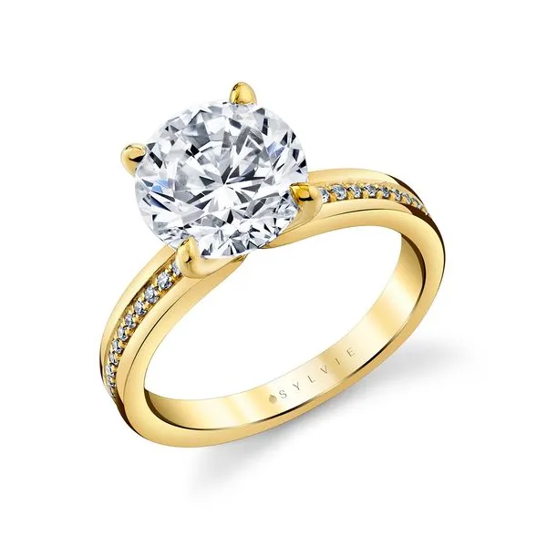 Channel Engagement Ring Cellini Design Jewelers Orange, CT