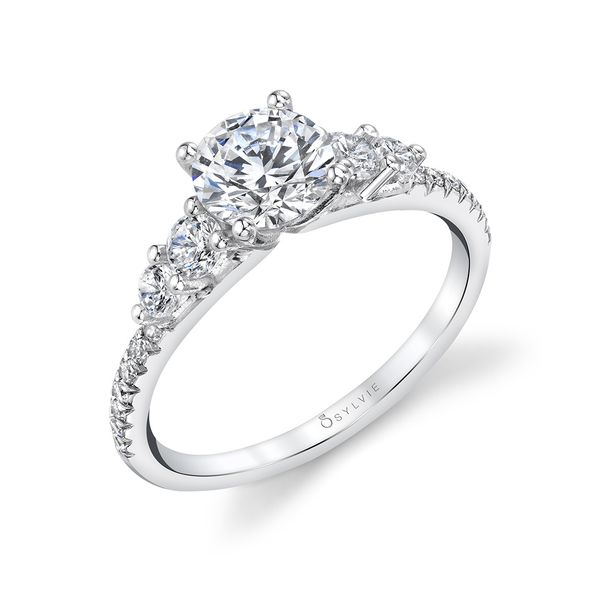5 Stone Engagement Ring Cellini Design Jewelers Orange, CT