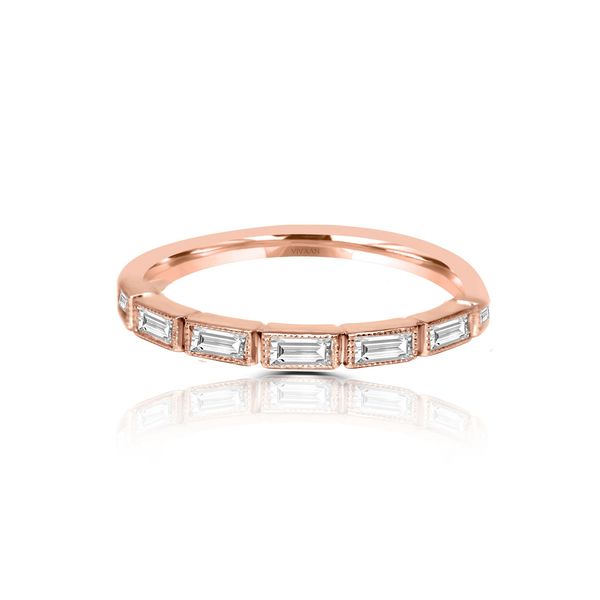 Vena Baguette Diamond Band Cellini Design Jewelers Orange, CT
