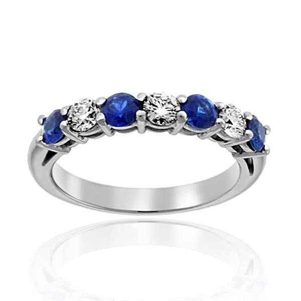 Sapphire & Diamond Band Cellini Design Jewelers Orange, CT