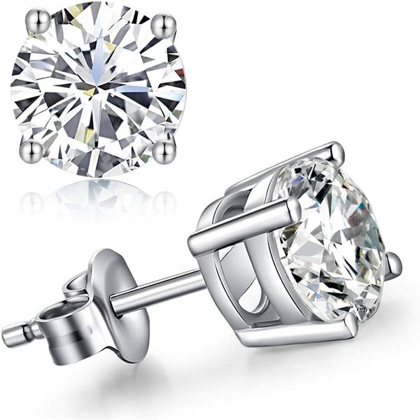 Diamond Stud Earrings Cellini Design Jewelers Orange, CT
