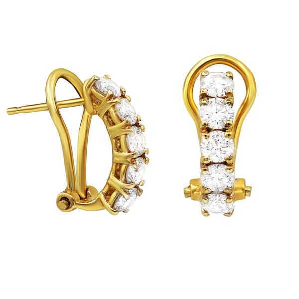 Diamond Earrings Cellini Design Jewelers Orange, CT