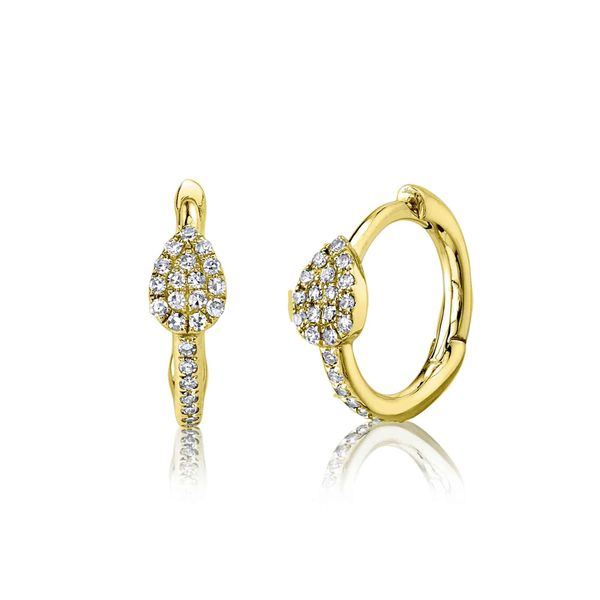 DIAMOND HUGGIE EARRING Cellini Design Jewelers Orange, CT