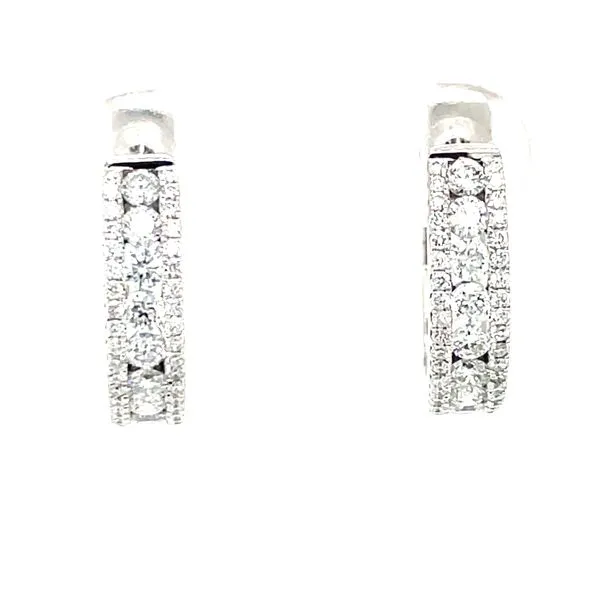 DIAMOND OVAL HOOPS Cellini Design Jewelers Orange, CT
