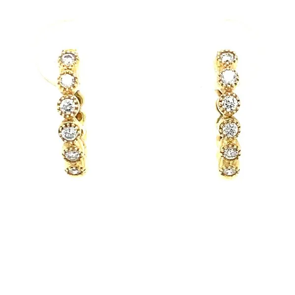 DIAMOND HOOPS Cellini Design Jewelers Orange, CT