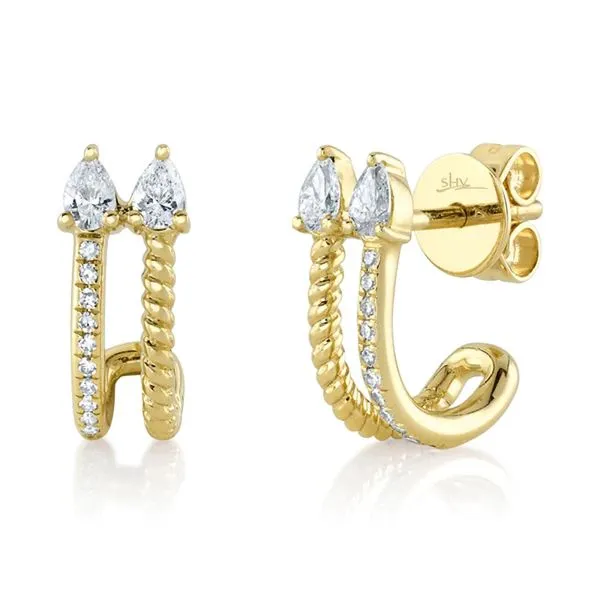 COLETTE COLLECTION DIAMOND FASHION EARRINGS Cellini Design Jewelers Orange, CT