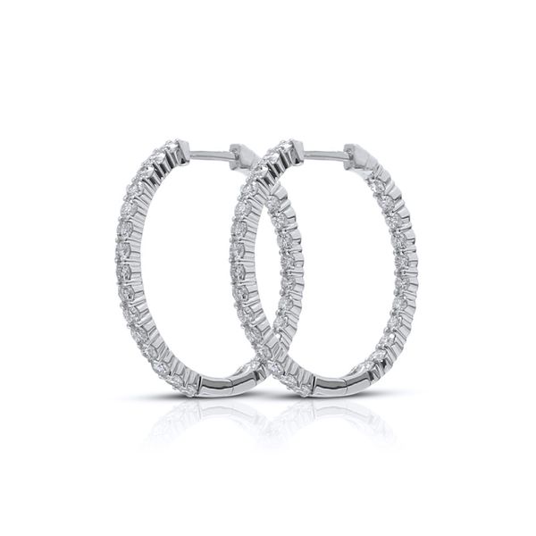 LG Diamond Earrings Cellini Design Jewelers Orange, CT
