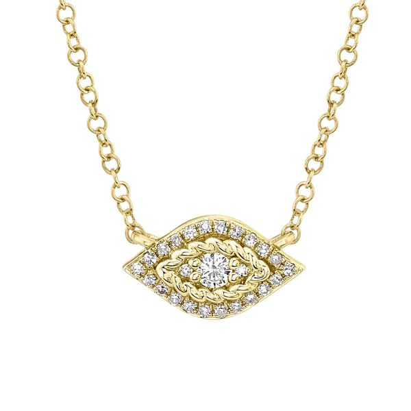 DIAMOND EYE NECKLACE Cellini Design Jewelers Orange, CT