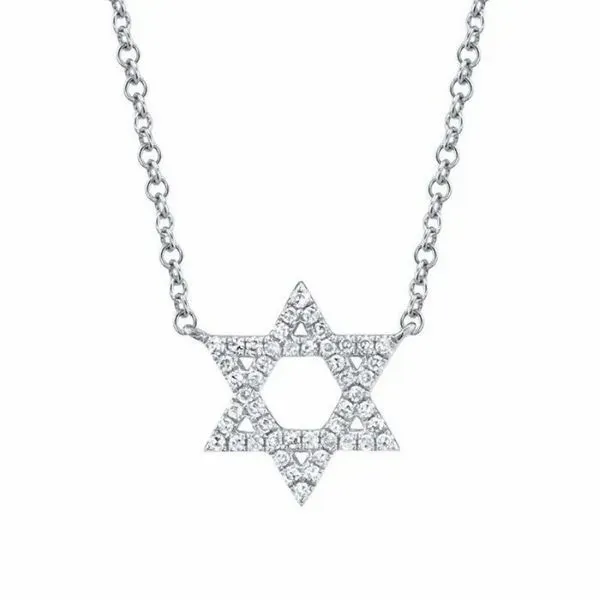 DIAMOND STAR OF DAVID NECKLACE Cellini Design Jewelers Orange, CT