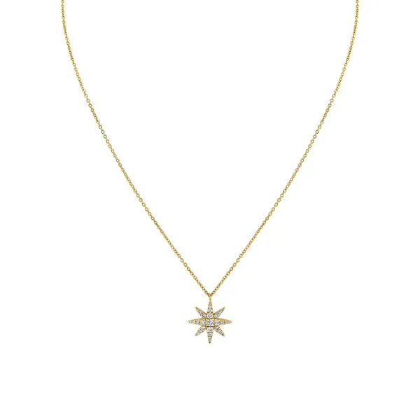 Solaz Sun Diamond Necklace Cellini Design Jewelers Orange, CT