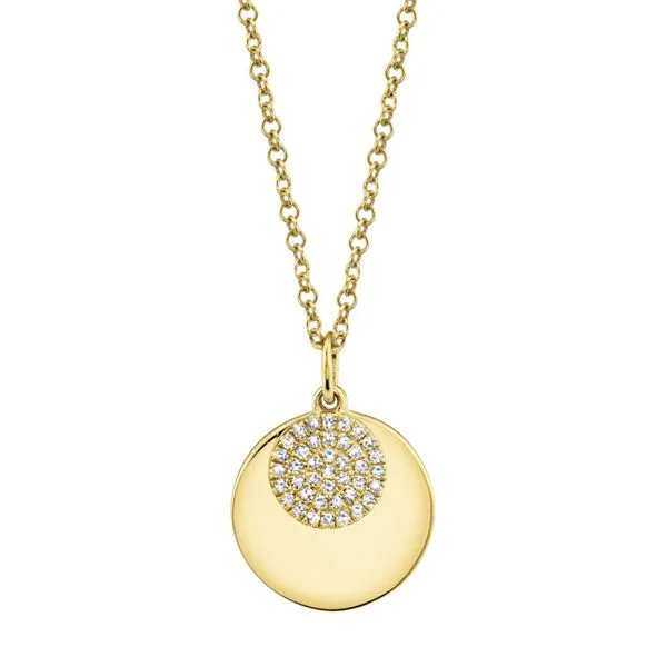 DIAMOND CIRCLE NECKLACE Cellini Design Jewelers Orange, CT
