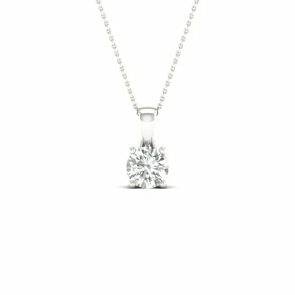 Solitaire Pendant (Round) Cellini Design Jewelers Orange, CT