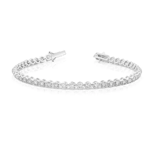 4 CTW BUTTERCUP DIAMOND TENNIS BRACELET Cellini Design Jewelers Orange, CT