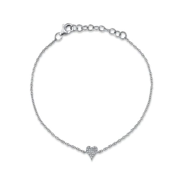 DIAMOND PAVE HEART BRACELET Cellini Design Jewelers Orange, CT