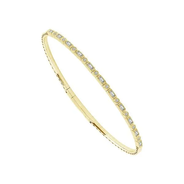 BANGLE WITH DIAMONDS Cellini Design Jewelers Orange, CT