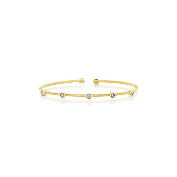 5 Diamond Bangle Cellini Design Jewelers Orange, CT