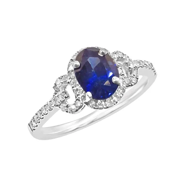 HT SAPPHIRE AND DIAMOND FASHION RING Cellini Design Jewelers Orange, CT