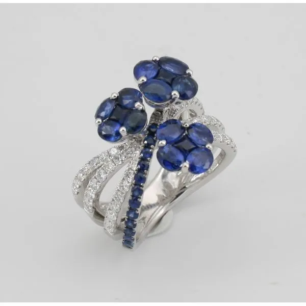 SAPPHIRE AND DIAMOND RING Cellini Design Jewelers Orange, CT