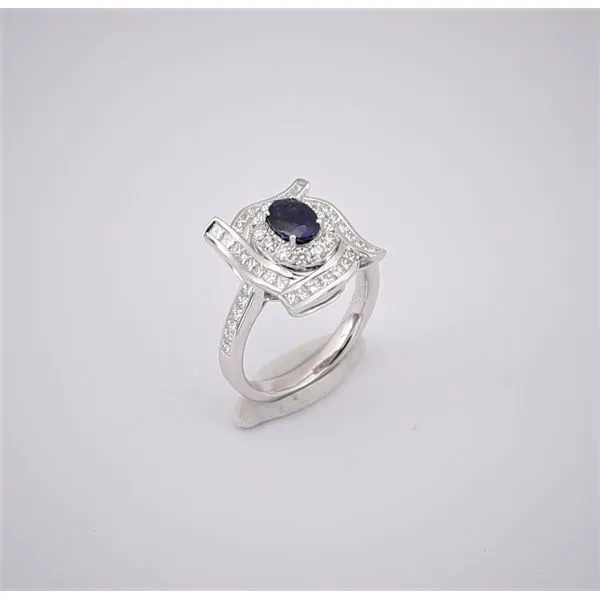 SAPPHIRE AND DIAMOND RING Image 2 Cellini Design Jewelers Orange, CT