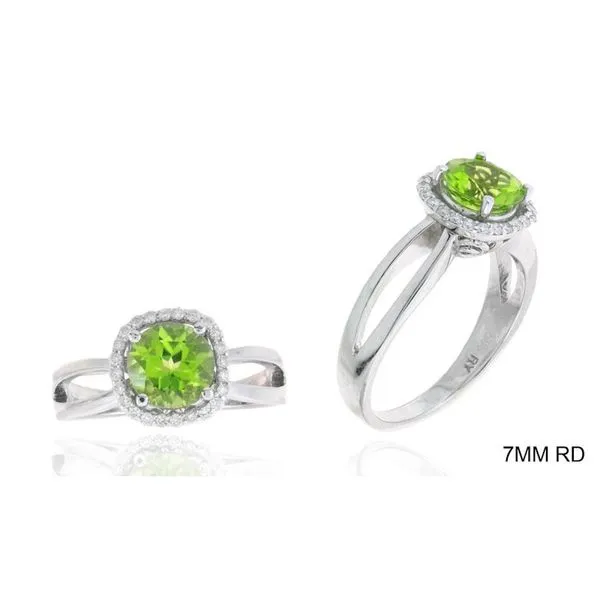 PERIDOT & DIAMOND RING Cellini Design Jewelers Orange, CT
