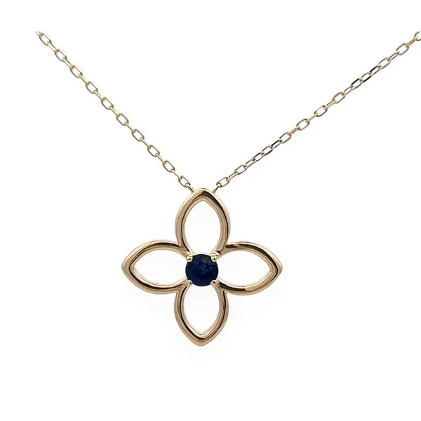 COLVER PENDANT WITH HT SAPPHIRE Cellini Design Jewelers Orange, CT