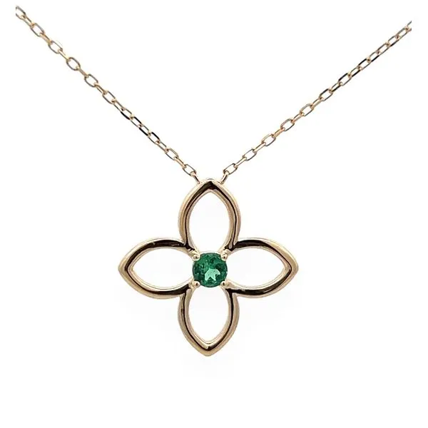 COLVER PENDANT WITH HT EMERALD Cellini Design Jewelers Orange, CT