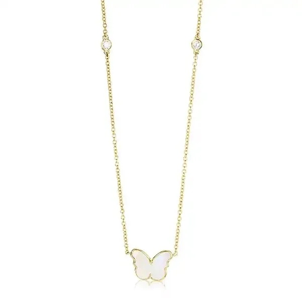 MOP BUTTERFLY PENDANT Cellini Design Jewelers Orange, CT