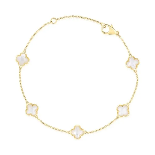 MOP CLOVER BANGLE Cellini Design Jewelers Orange, CT
