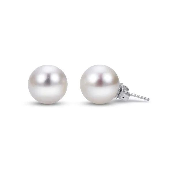 Freshwater Pearl Stud Earrings Cellini Design Jewelers Orange, CT