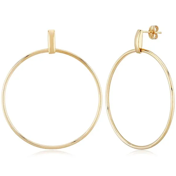 LG DOOR KNOCKER HOOPS Cellini Design Jewelers Orange, CT