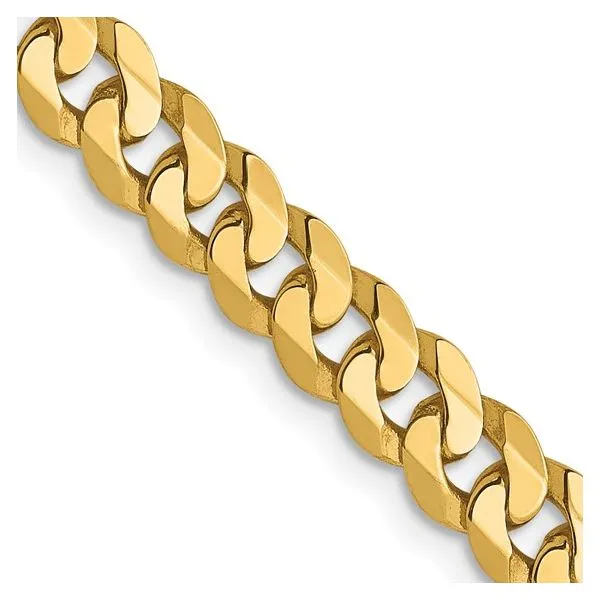 4.5MM FLAT BEVELED CURB CHAIN Cellini Design Jewelers Orange, CT