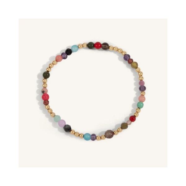 Mixed Gold Filled Bead Bracelet Cellini Design Jewelers Orange, CT