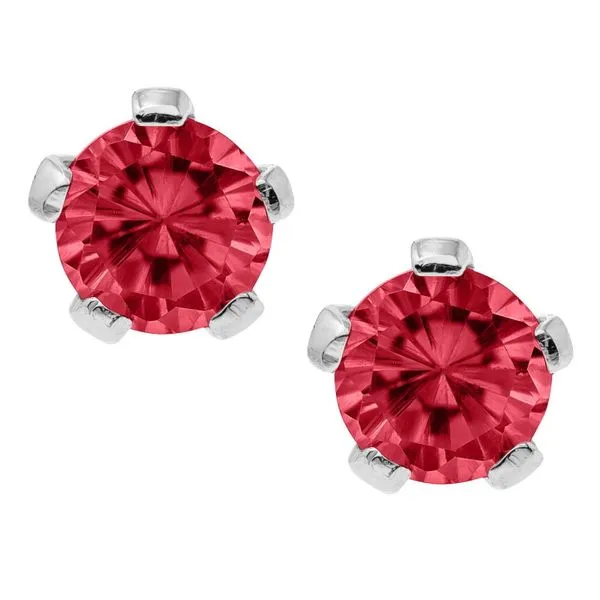SS CHILDREN'S BIRTHSTONE EARRINGS - JULY Cellini Design Jewelers Orange, CT