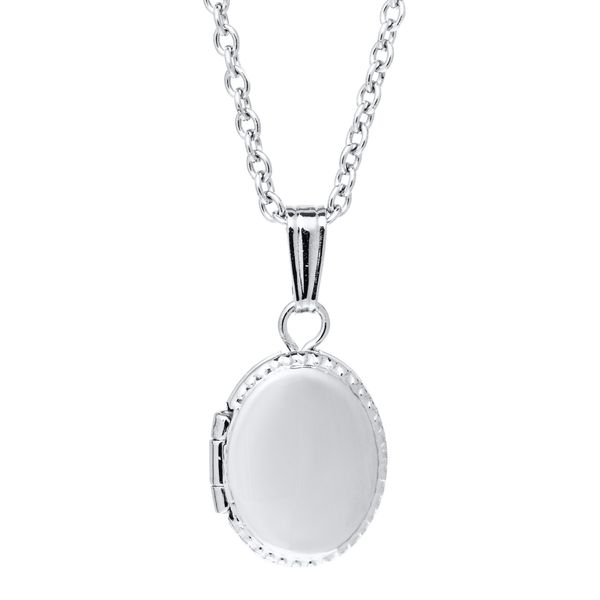 STERLING SILVER  LOCKET PENDANT Image 2 Cellini Design Jewelers Orange, CT