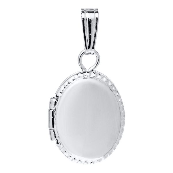 STERLING SILVER  LOCKET PENDANT Cellini Design Jewelers Orange, CT