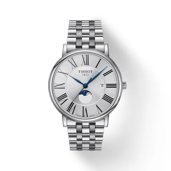 TISSOT CARSON PREMIUM GENT MOONPHASE Cellini Design Jewelers Orange, CT