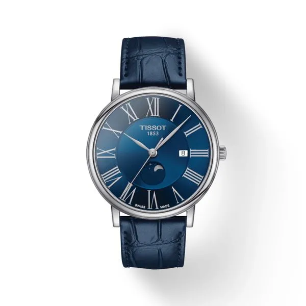 TISSOT CARSON PREMIUM GENT MOONPHASE Cellini Design Jewelers Orange, CT