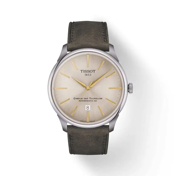 TISSOT CHEMIN DES TOURELLES POWERMATIC 80 42 MM Cellini Design Jewelers Orange, CT