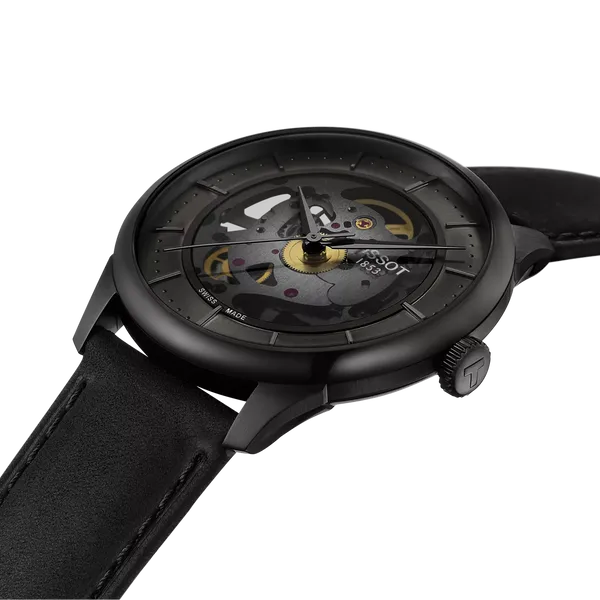 Tissot Chemin Des Tourelles Skeleton Image 5 Cellini Design Jewelers Orange, CT