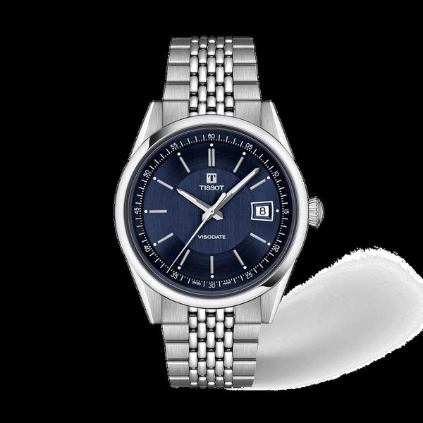 Mens Visodate Tissot Watch Cellini Design Jewelers Orange, CT