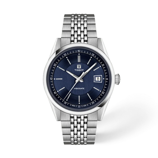 Mens Visodate Tissot Watch Cellini Design Jewelers Orange, CT