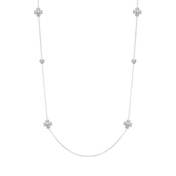 Clover Circle Layering Chain Necklace Cellini Design Jewelers Orange, CT