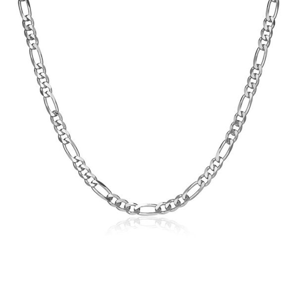 MENS SILVER FIGARO CHAIN Cellini Design Jewelers Orange, CT