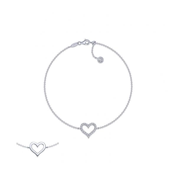 Reversible Cut-out Heart Bracelet Cellini Design Jewelers Orange, CT