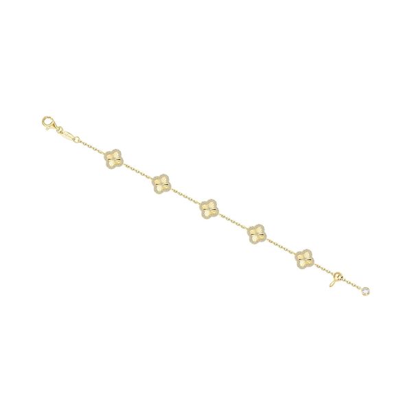 Clover Motif Bracelet Cellini Design Jewelers Orange, CT