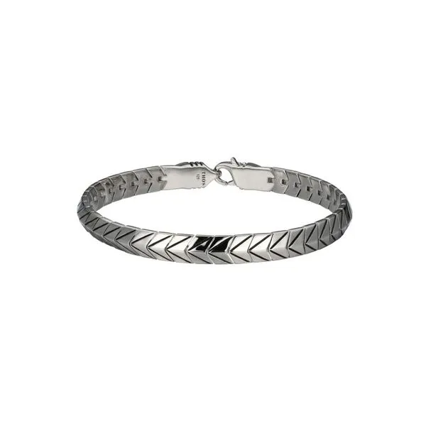 STERLING SILVER CHEVRON ARROW HEAD BRACELET