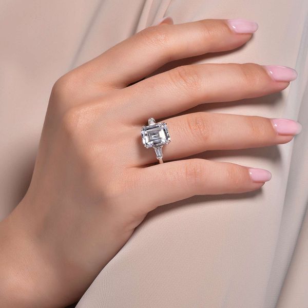 Classic Three-Stone Engagement Ring Image 2 Cellini Design Jewelers Orange, CT