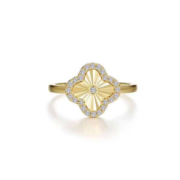 Golden Clover Ring Cellini Design Jewelers Orange, CT