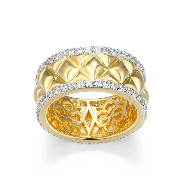 Ladies Quilted Ring Cellini Design Jewelers Orange, CT