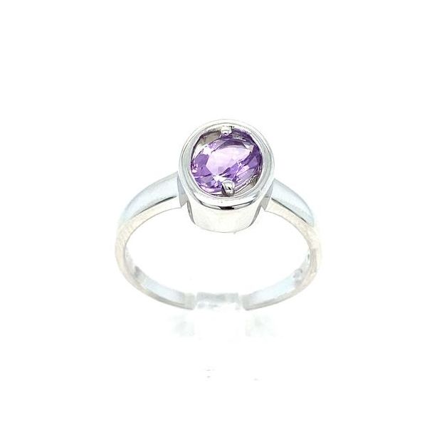 Amethyst Silver Ring Cellini Design Jewelers Orange, CT
